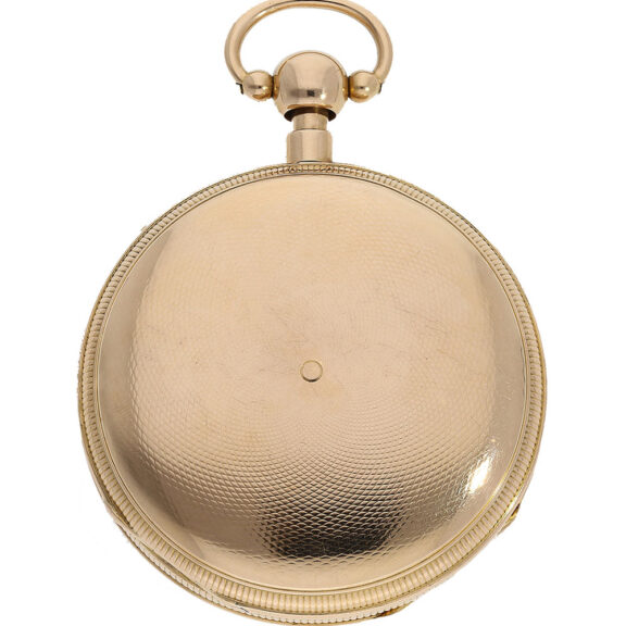 Danish 18K rose gold repeating duplex pocket watch Circa 1812 Danish 18K rose gold repeating duplex pocket watch Circa 1812