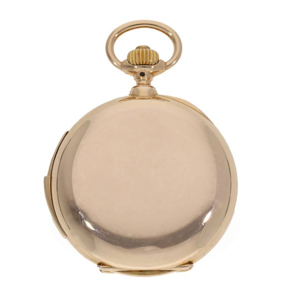 Large German 18 carat gold watch with quarter repeater Circa 1899 Large German 18 carat gold watch with quarter repeater Circa 1899