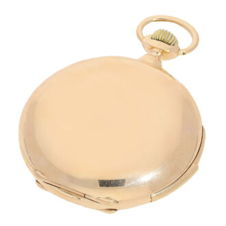 Swiss double sided astronomical golden watch Circa 1910