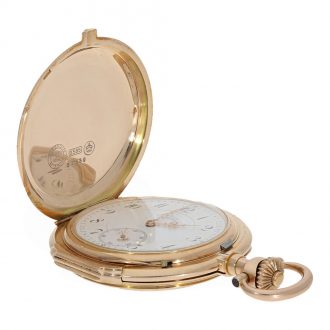 German 14 carat gold impressive à goutte pocket watch Circa 1915