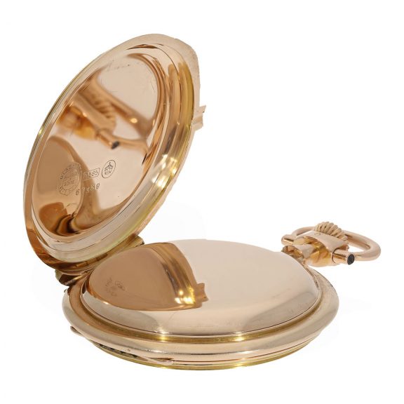 German 14 carat gold impressive à goutte pocket watch Circa 1915 German 14 carat gold impressive à goutte pocket watch Circa 1915