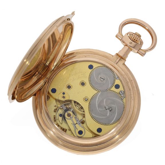 German 14 carat gold impressive à goutte pocket watch Circa 1915 German 14 carat gold impressive à goutte pocket watch Circa 1915