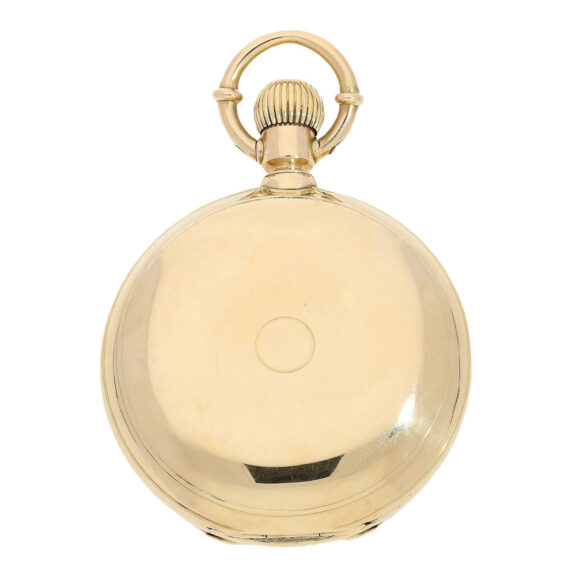 Rare Swiss gold double sided calendar watch Circa 1875 Rare Swiss gold double sided calendar watch Circa 1875