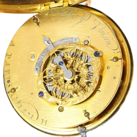 French gold with chatelaine, key and signets Circa 1780 French gold with chatelaine, key and signets Circa 1780