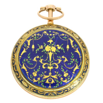 French gold with chatelaine, key and signets Circa 1780