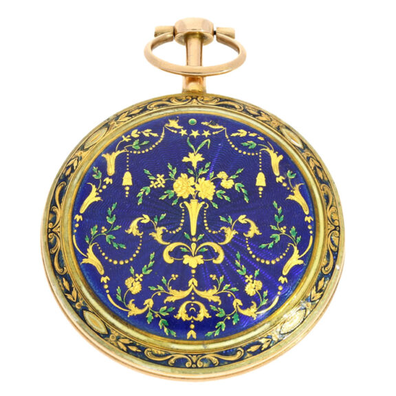 French gold with chatelaine, key and signets Circa 1780