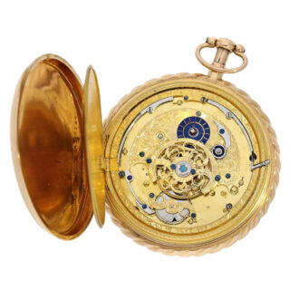 Swiss repeating watch with automaton Jacquemart Circa 1820 Swiss repeating watch with automaton Jacquemart Circa 1820