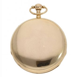 Swiss pocket watch with repeater and figure automaton Circa 1820