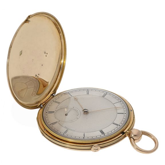 French 18 Carat gold pocket watch ruby cylinder Circa 1836 French 18 Carat gold pocket watch ruby cylinder Circa 1836