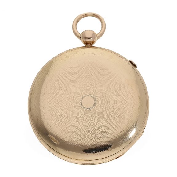 French 18 Carat gold pocket watch ruby cylinder Circa 1836 French 18 Carat gold pocket watch ruby cylinder Circa 1836