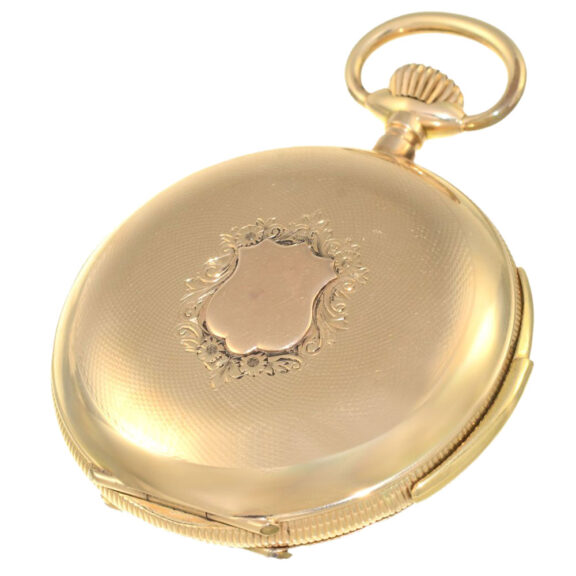 Swiss repeating watch with automaton "Jaquemart" Circa 1890 Swiss repeating watch with automaton "Jaquemart" Circa 1890