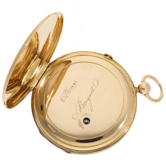 French 18 Carat gold engine turned lépine repeater Circa 1806