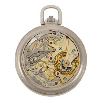 Swiss stainless steel multiscale chronograph Circa 1940