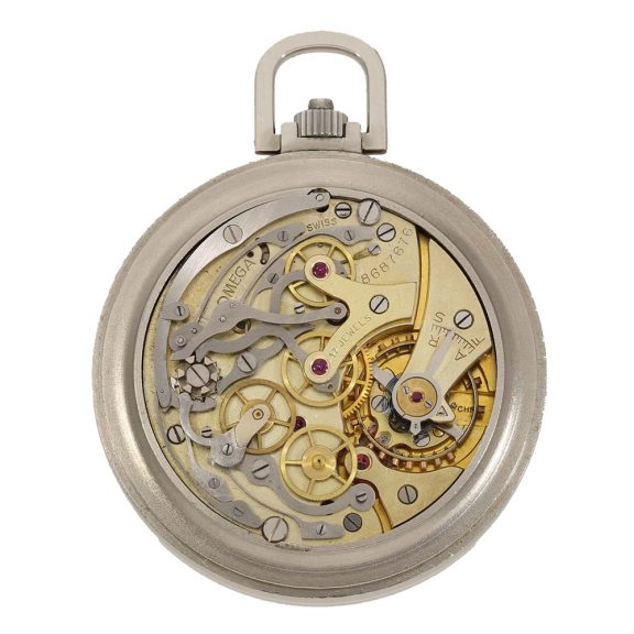 Swiss stainless steel multiscale chronograph Circa 1940 Swiss stainless steel multiscale chronograph Circa 1940