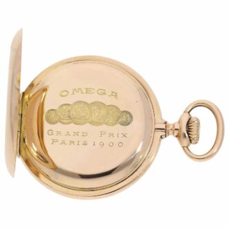 Swiss gold Observatory chronometer pocket watch Circa 1920