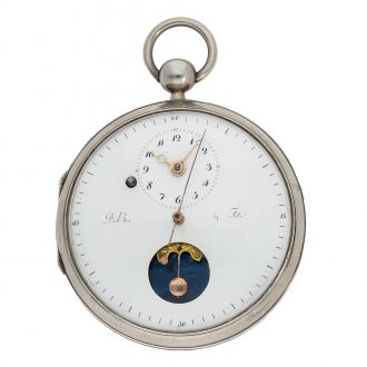 Swiss pocket watch with double wheel Debaufré escapement Circa 1800