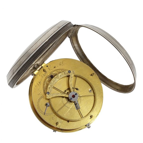 Swiss pocket watch with double wheel Debaufré escapement Circa 1800 Swiss pocket watch with double wheel Debaufré escapement Circa 1800