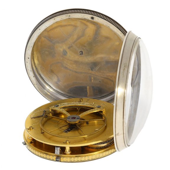 Swiss pocket watch with double wheel Debaufré escapement Circa 1800 Swiss pocket watch with double wheel Debaufré escapement Circa 1800