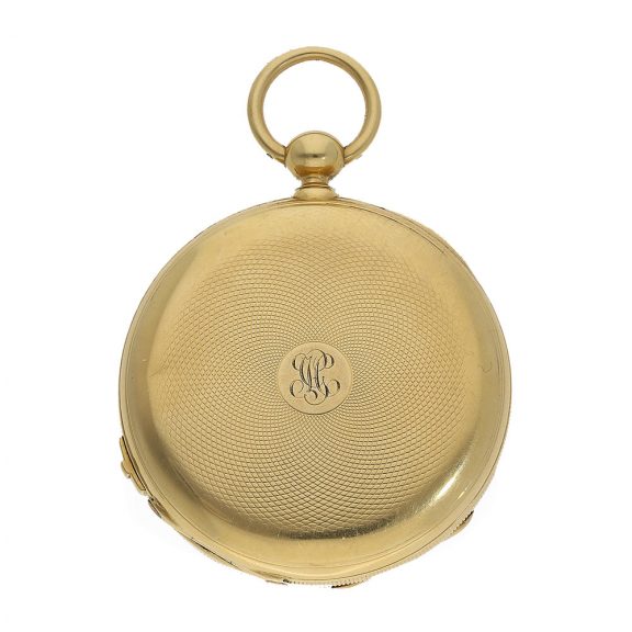 Swiss 18 Carat gold water drop shaped rarity with coined band Circa 1850 Swiss 18 Carat gold water drop shaped rarity with coined band Circa 1850