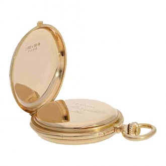 Swiss 18 carat gold top quality watch with double complication Circa 1888