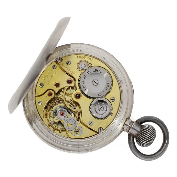 Rare Swiss silver deck chronometer superior quality Circa 1910 Rare Swiss silver deck chronometer superior quality Circa 1910