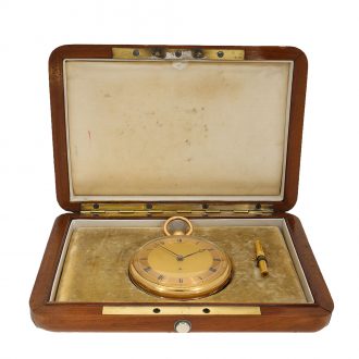 Swiss golden pocket watch ”Grande & Petite Sonnerie Circa 1825
