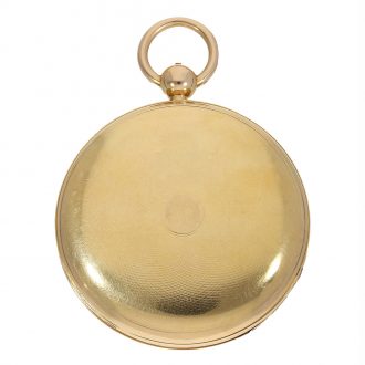 Swiss golden pocket watch ”Grande & Petite Sonnerie Circa 1825