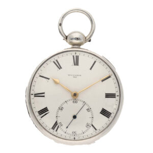 English silver pocket chronometer with hallmarks Circa 1826