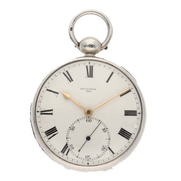 English silver pocket chronometer with hallmarks Circa 1826