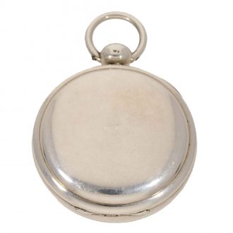 English silver pocket chronometer with hallmarks Circa 1826
