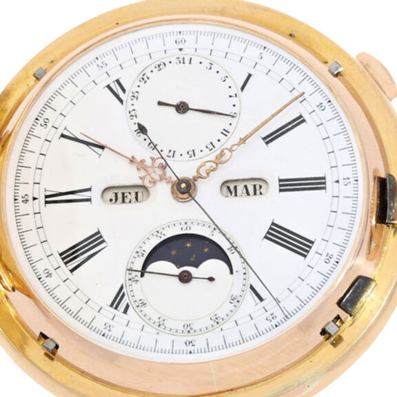 Swiss astronomische lever with minute repeater Circa 1900 Swiss astronomische lever with minute repeater Circa 1900