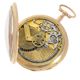 Swiss watch with musical movement and automaton Circa 1810