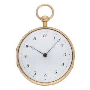 Technically very interesting early pocket watch with Grande Sonnerie, Circa 1800