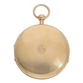 Technically very interesting early pocket watch with Grande Sonnerie, Circa 1800