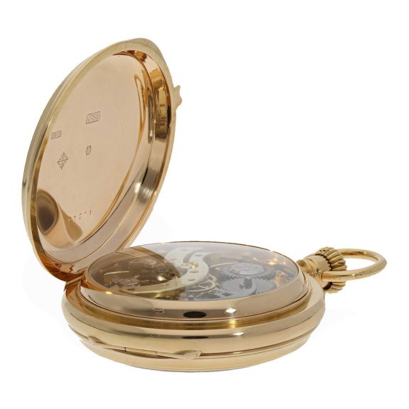 Swiss 18 carat gold technically unusual watch from experimental series Circa 1868 Swiss 18 carat gold technically unusual watch from experimental series Circa 1868