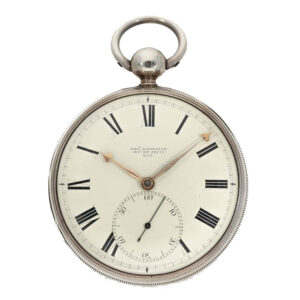 English silver open faced important chronometer Circa 1837