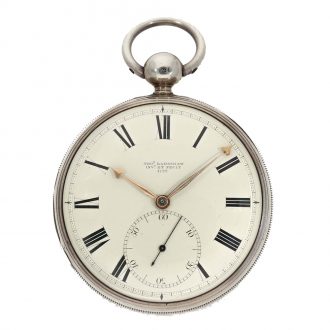 English silver open faced important chronometer Circa 1837