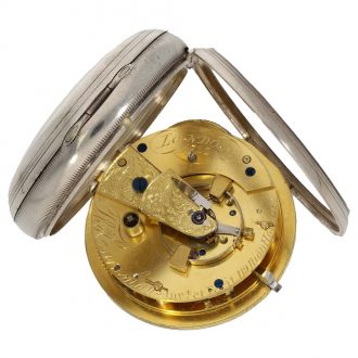 English silver open faced important chronometer Circa 1837