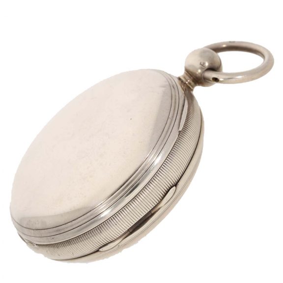 English silver open faced important chronometer Circa 1837 English silver open faced important chronometer Circa 1837