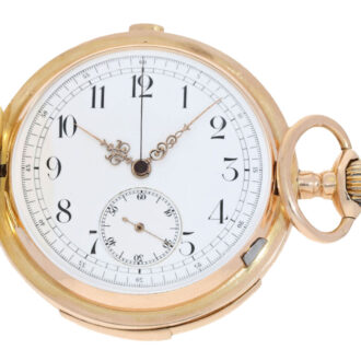 Swiss 18 carat gold carillon-minuterepeater Circa 1910