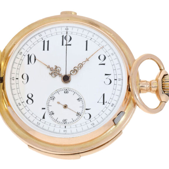 Swiss 18 carat gold carillon-minuterepeater Circa 1910 Swiss 18 carat gold carillon-minuterepeater Circa 1910
