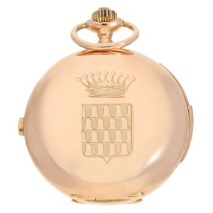 Swiss 18 carat gold carillon-minuterepeater Circa 1910