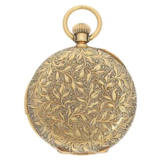 Swiss rare 18 K gold quarter repeating ladies watch Circa 1885