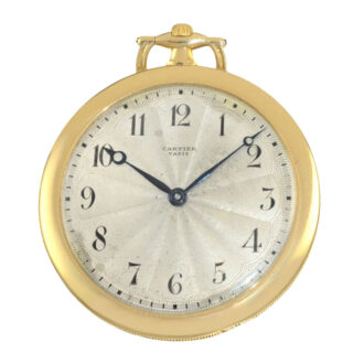 Very thin French 18K gold open faced lever watch Circa 1910 Very thin French 18K gold open faced lever watch Circa 1910