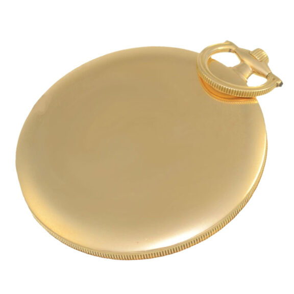 Very thin French 18K gold open faced lever watch Circa 1910 Very thin French 18K gold open faced lever watch Circa 1910