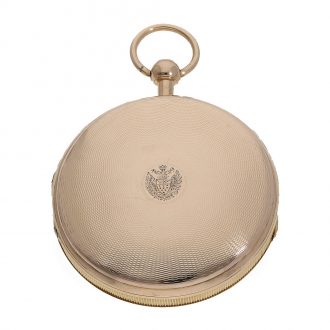 Swiss 18 Carat gold pocket watch with Grande Sonnerie, Circa 1800