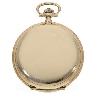 German 14 carat gold full hunter case pocket watch Circa 1920