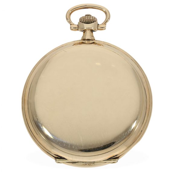 German 14 carat gold full hunter case pocket watch Circa 1920 German 14 carat gold full hunter case pocket watch Circa 1920