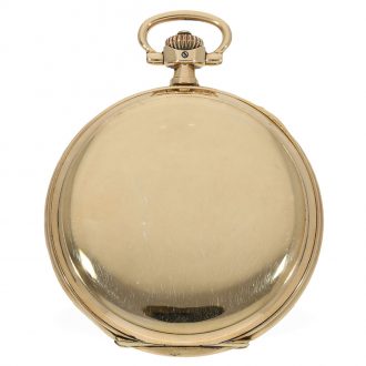 German 14 carat gold full hunter case pocket watch Circa 1920