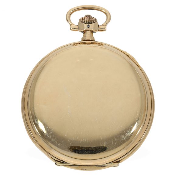 German 14 carat gold full hunter case pocket watch Circa 1920 German 14 carat gold full hunter case pocket watch Circa 1920